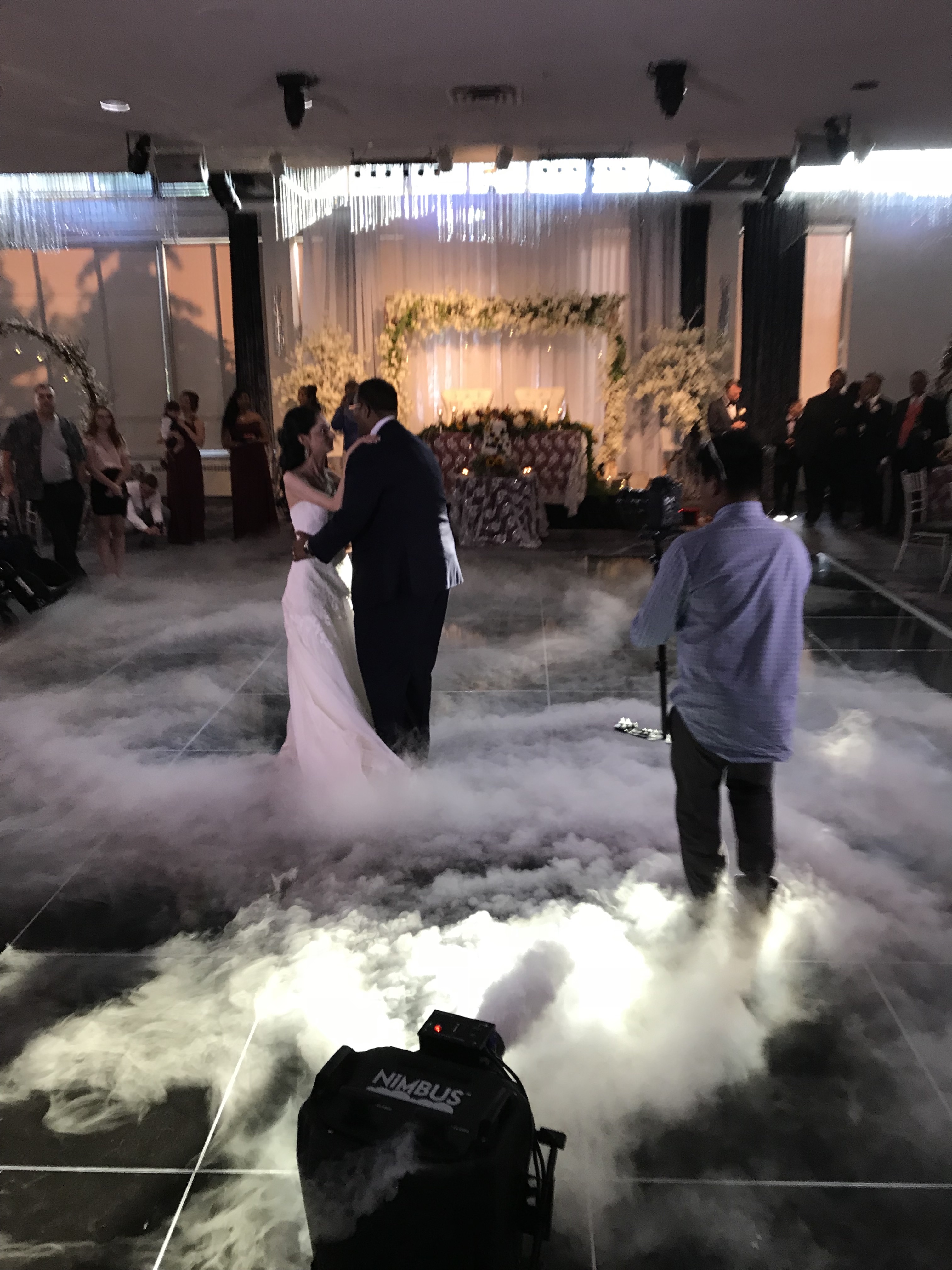First Dance with Dry Ice